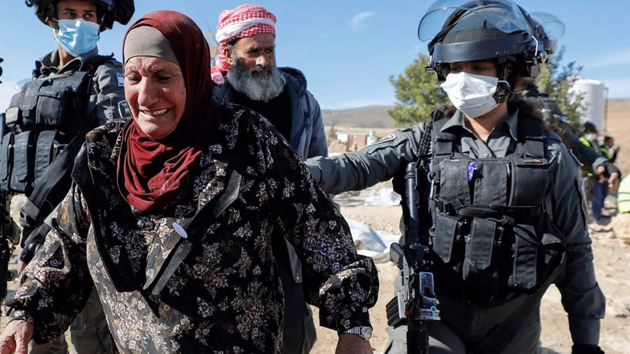 İsrailli teröristlerden baskın!