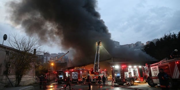 İstanbul'da büyük yangın
