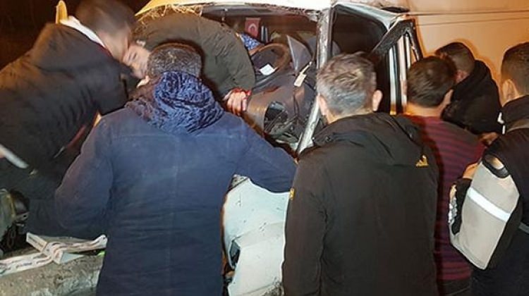 İstanbul Avcılar'da gece yarısı korkunç kaza