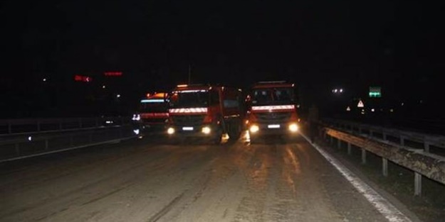 Basın Ekspres yolunda zincirleme kaza