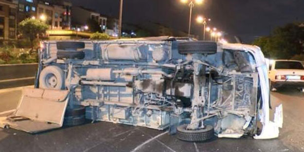 İstanbul Bayrampaşa'da feci kaza! 1'i ağır 4 yaralı