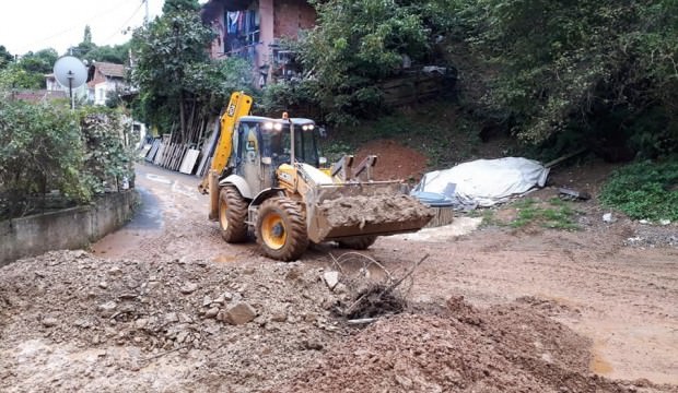 İstanbul Beykoz'da selin yaraları sarılıyor