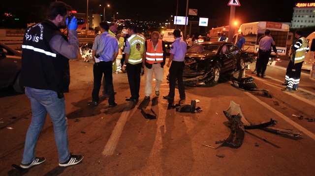İstanbul Beylikdüzü'nde trafik kazası : 1 ölü