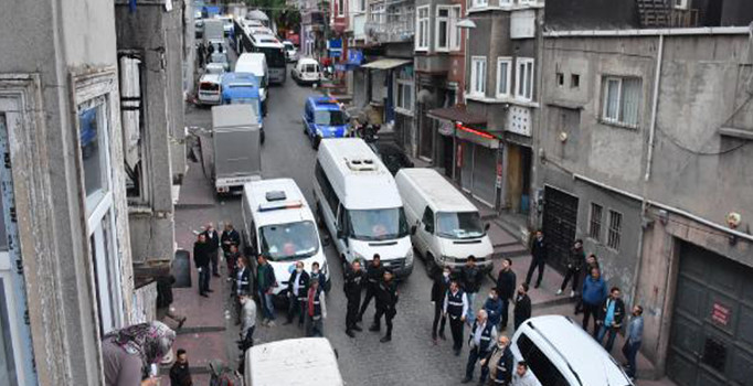 İstanbul Beyoğlu'nda Suriyeli operasyonu