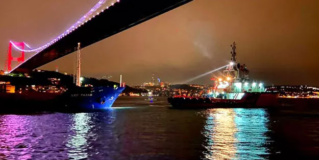 İstanbul Boğazı gemi trafiğine tekrar açıldı