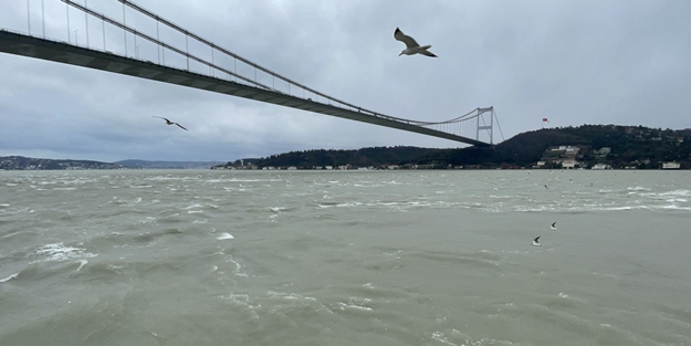 İstanbul Boğazı'nda suyun rengi değişti
