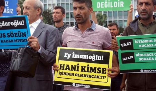 İstanbul Büyükşehir Belediyesi önündeki eylem 18. gününde!