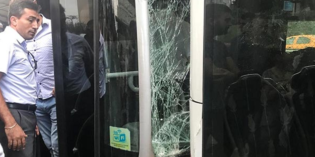 İstanbul Çağlayan'da metrobüs kazası!