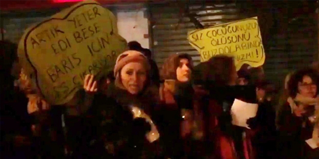 İstanbul Cihangir'de teröristler için zılgıt çektiler!