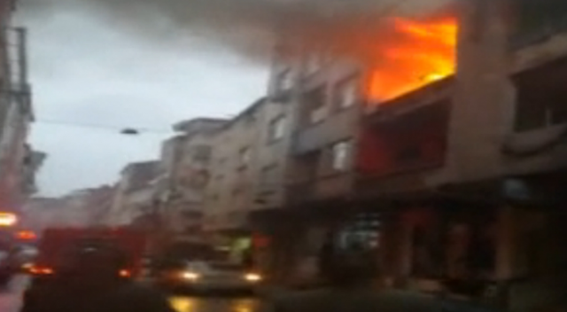 İstanbul Esenler’de korkutan yangın