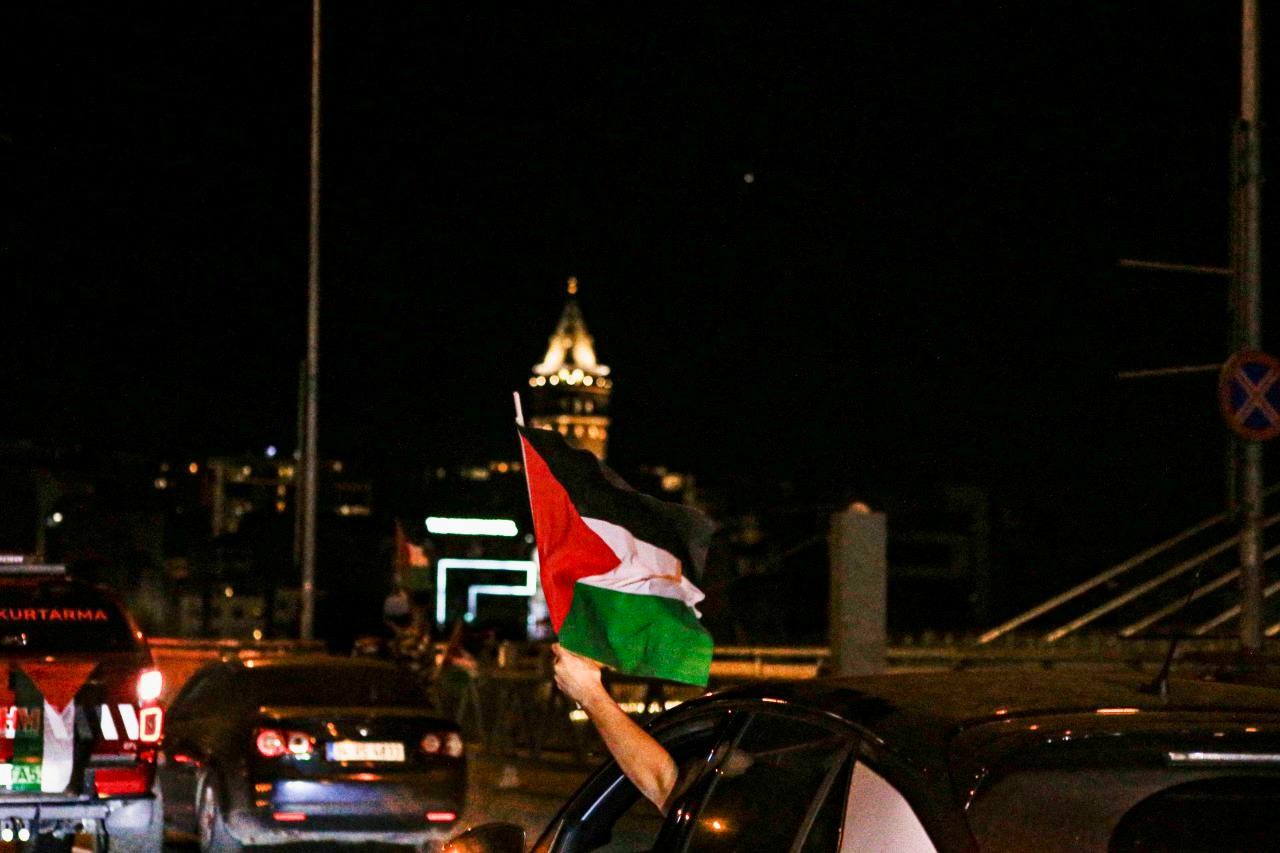 İstanbul, Filistin’e destek için ayağa kalktı