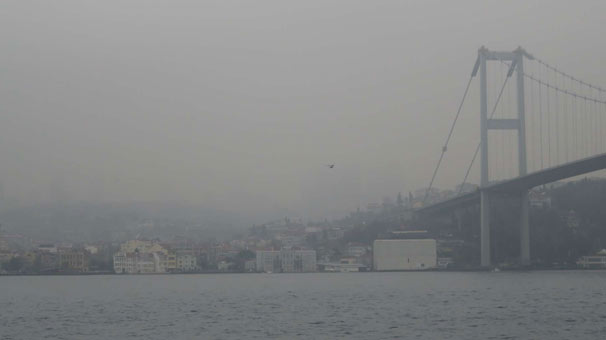 İstanbul genelinde sis etkili oluyor
