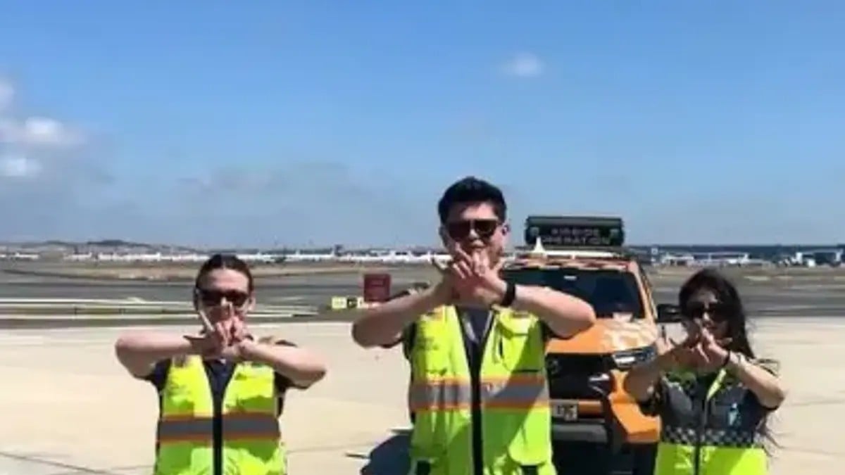 İstanbul Havalimanı çalışanlarından Milli Takım'a destek videosu
