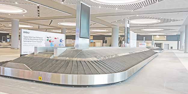 İstanbul Havalimanı’na 42 kilometrelik bagaj sistemi