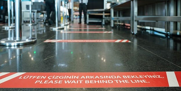 İstanbul Havalimanı'nda koronavirüs alarmı! 'Kırmızı bant' uygulaması başladı