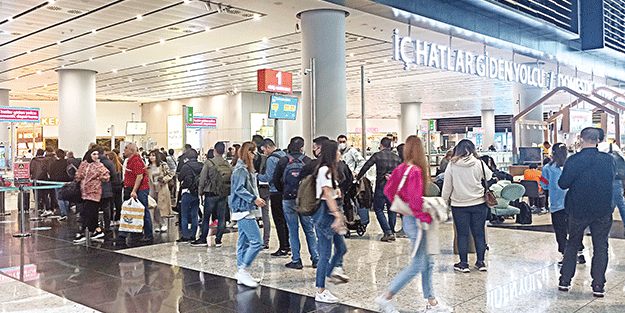 İstanbul Havalimanı’nda yoğunluk