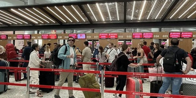 İstanbul Havalimanı'nda yoğunluk