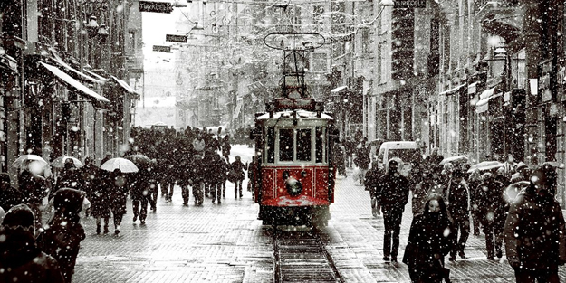 İstanbul için geri sayım kar göründü!