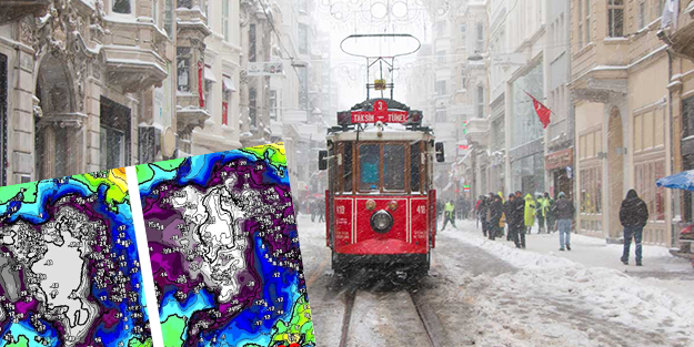 İstanbul için merakla beklenen kar yağışı açıklaması geldi! Uydu görüntüleri herkesi şok etti