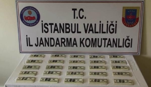 İstanbul İl Jandarma Komutanlığı ekipleri tarafından sahte dolar operasyonu