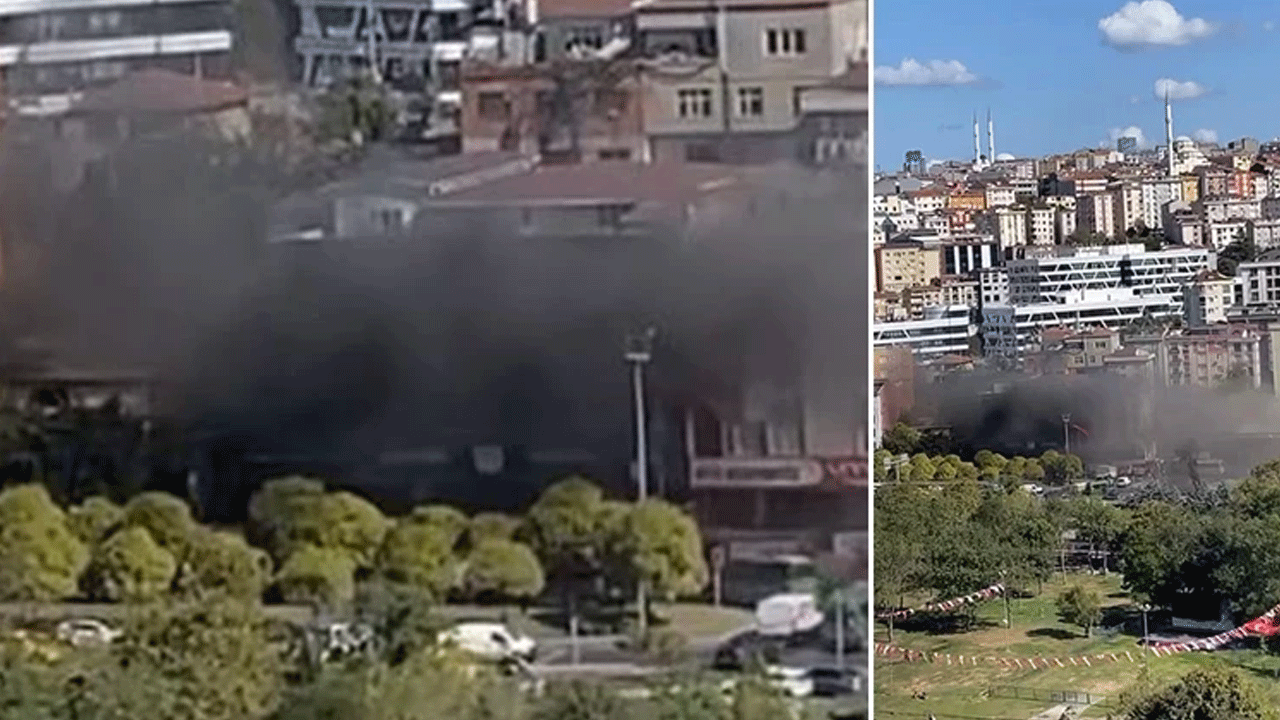 Kağıthane'de korku dolu anlar! Çok sayıda ekip seferber oldu