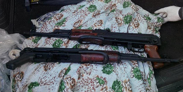 Araç değil tam bir cephanelik!