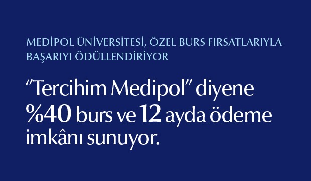 İstanbul Medipol Üniversites, ek yerleştirme dönemine özel burs fırsatlarıyla başarıyı ödüllendiriyor