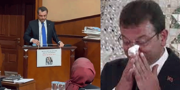 ‘İstanbul nimet nimet’ diyordu! Ekrem'in karnesi kürsüye asıldı