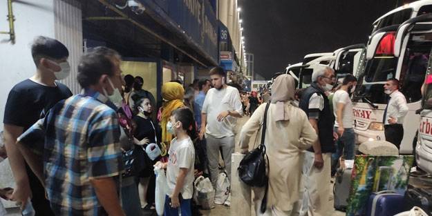 İstanbul otogarları tıklım tıklım