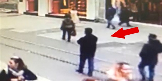 Taksim'i kana bulayan canlı bomba görüntülendi