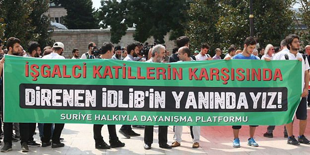 İstanbul, saldırıların hedefi olan İdlib için ayakta!