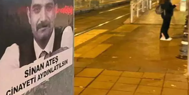 İstanbul sokaklarına Sinan Ateş cinayeti ile ilgili afişler asıldı