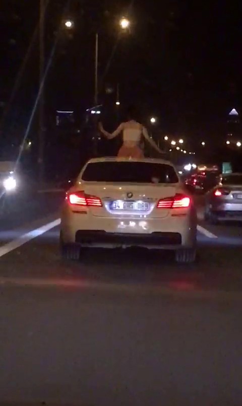 İstanbul trafiğinde dehşet veren anlar 