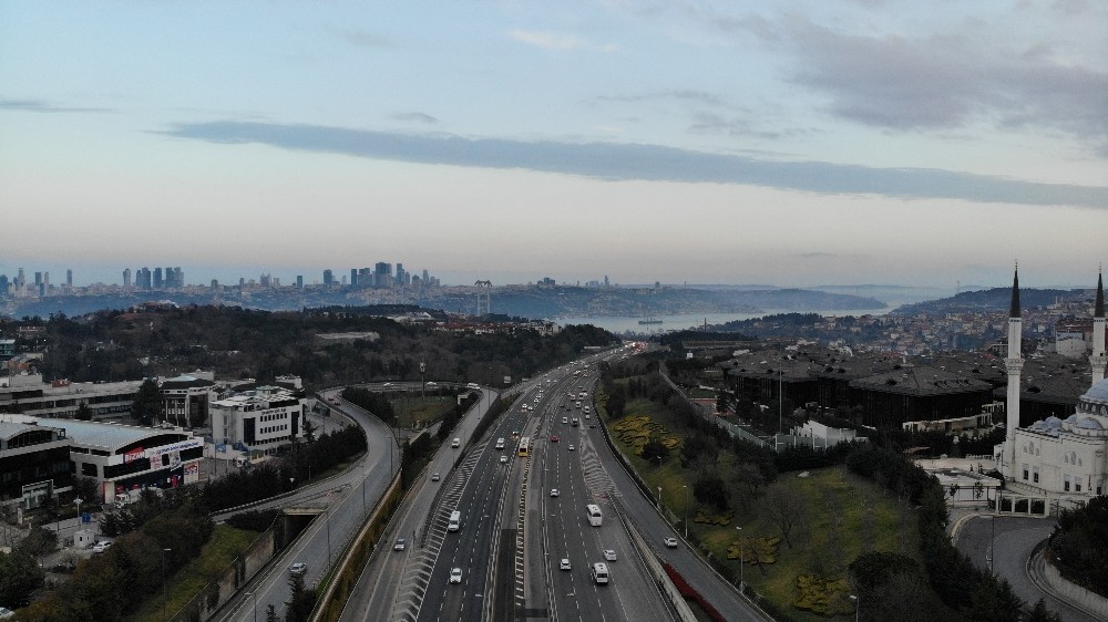 İstanbul trafiğine ’korona virüs’ etkisi 