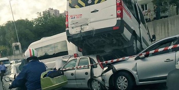 İşte bu sabah İstanbul trafiğini felç eden kaza