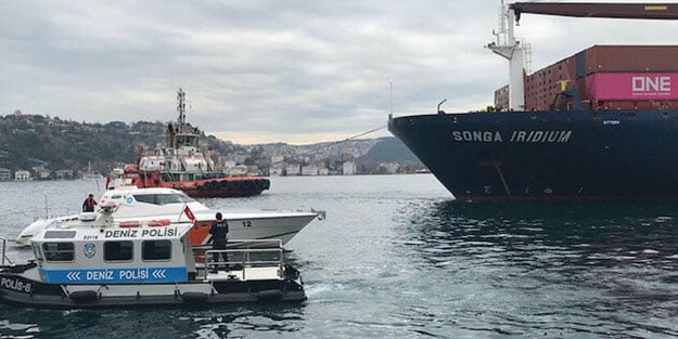 İstanbul Valiliği'nden gemi kazası açıklaması: Yaralanma veya can kaybı yoktur