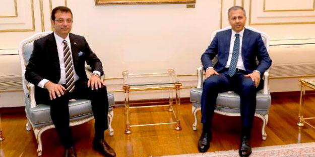 İstanbul Valisi Ali Yerlikaya, İmamoğlu'nu ziyaret etti