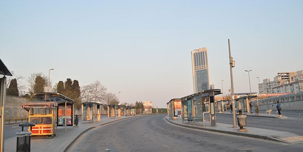 İstanbul yasak sonrası sessizliğe büründü