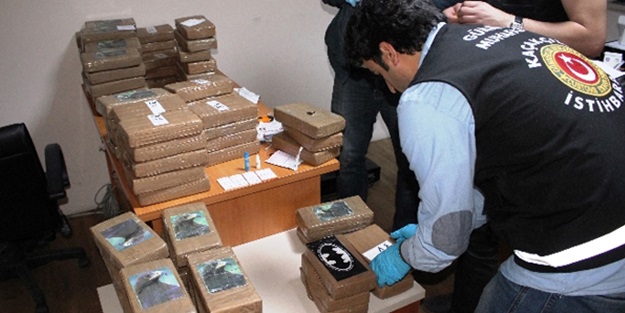 İstanbul'da 110 kilo uyuşturucu yakalandı