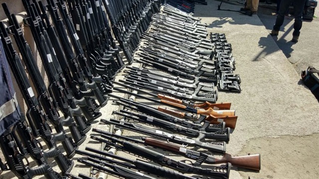 İstanbul'da 130 pompalı tüfek ele geçirildi