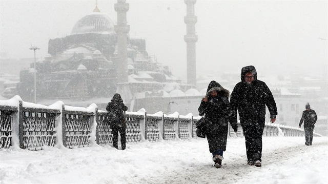 İstanbul'da 3 gün kar bekleniyor
