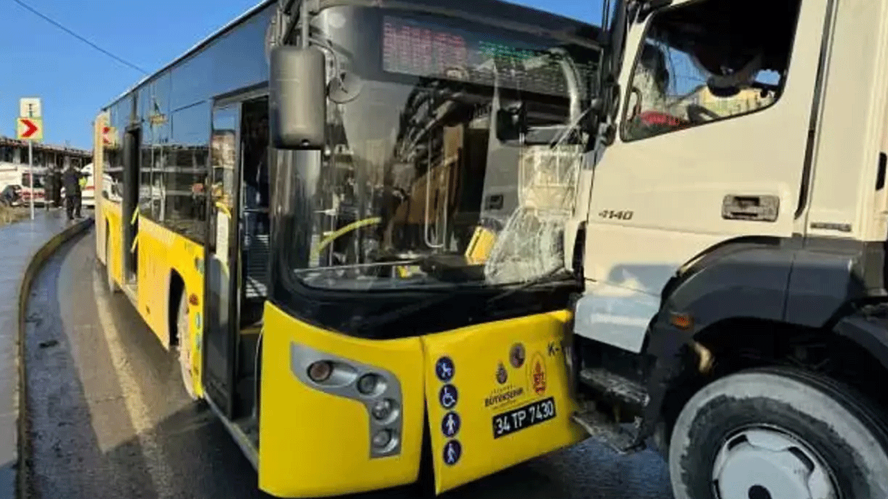 İstanbul'da 3 İETT otobüsü kaza yaptı: Yaralılar var!