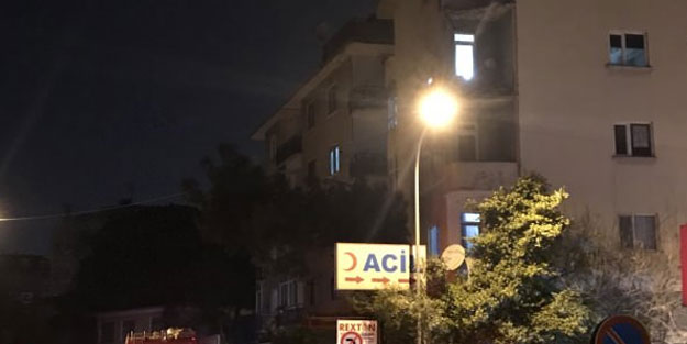 İstanbul'da 4 katlı binada çökme meydana geldi