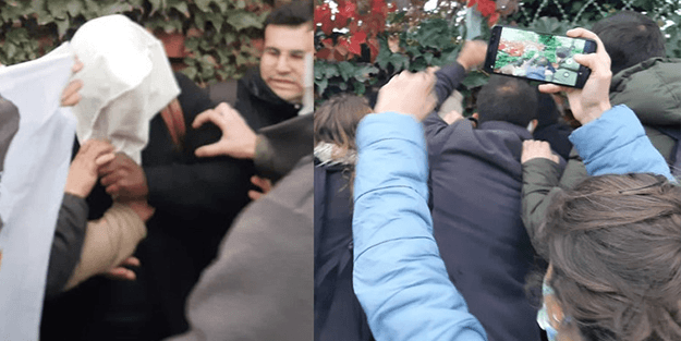 İstanbul'da Amerikan askerlerinin başına çuval geçirenlere gözaltı