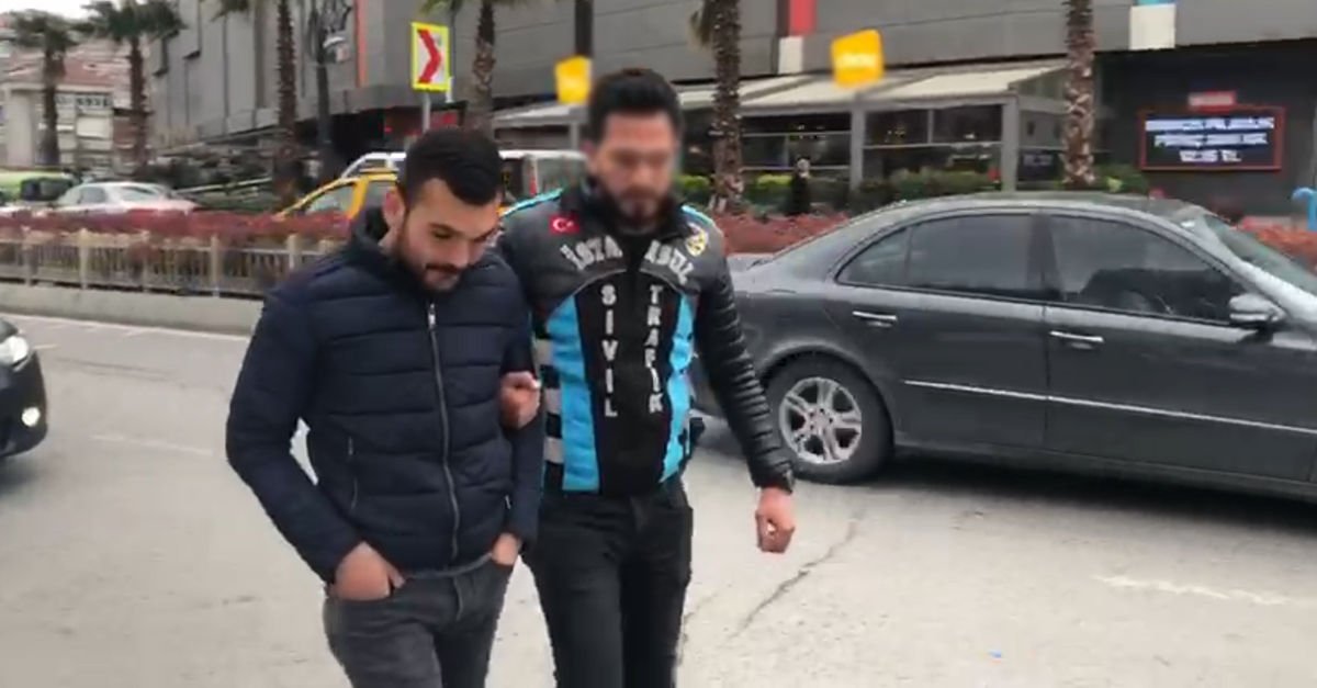İstanbul'da asker uğurlamasında drift yapan maganda yakalandı