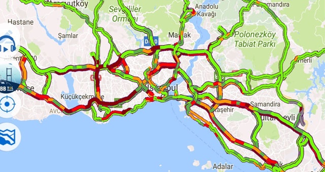 İstanbul'da bayram trafiği başladı
