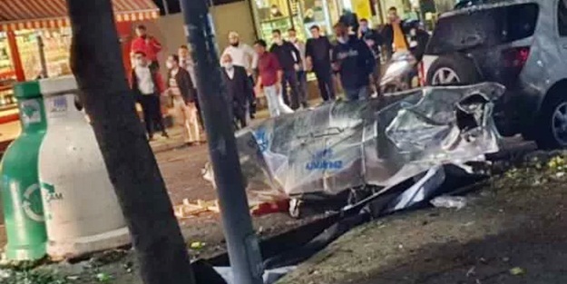 İstanbul'da bir çöp konteynerinde patlama