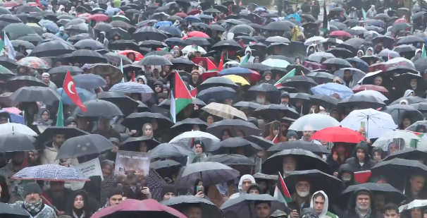 İstanbul'da büyük yürüyüş! Yüz binler İsrail - ABD katliamına karşı sokakta
