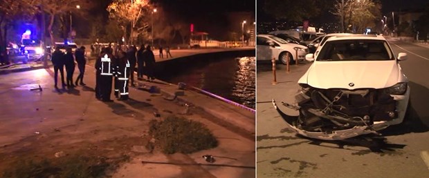 İstanbul'da cip denize uçtu, sürücüyü vatandaşlar kurtardı