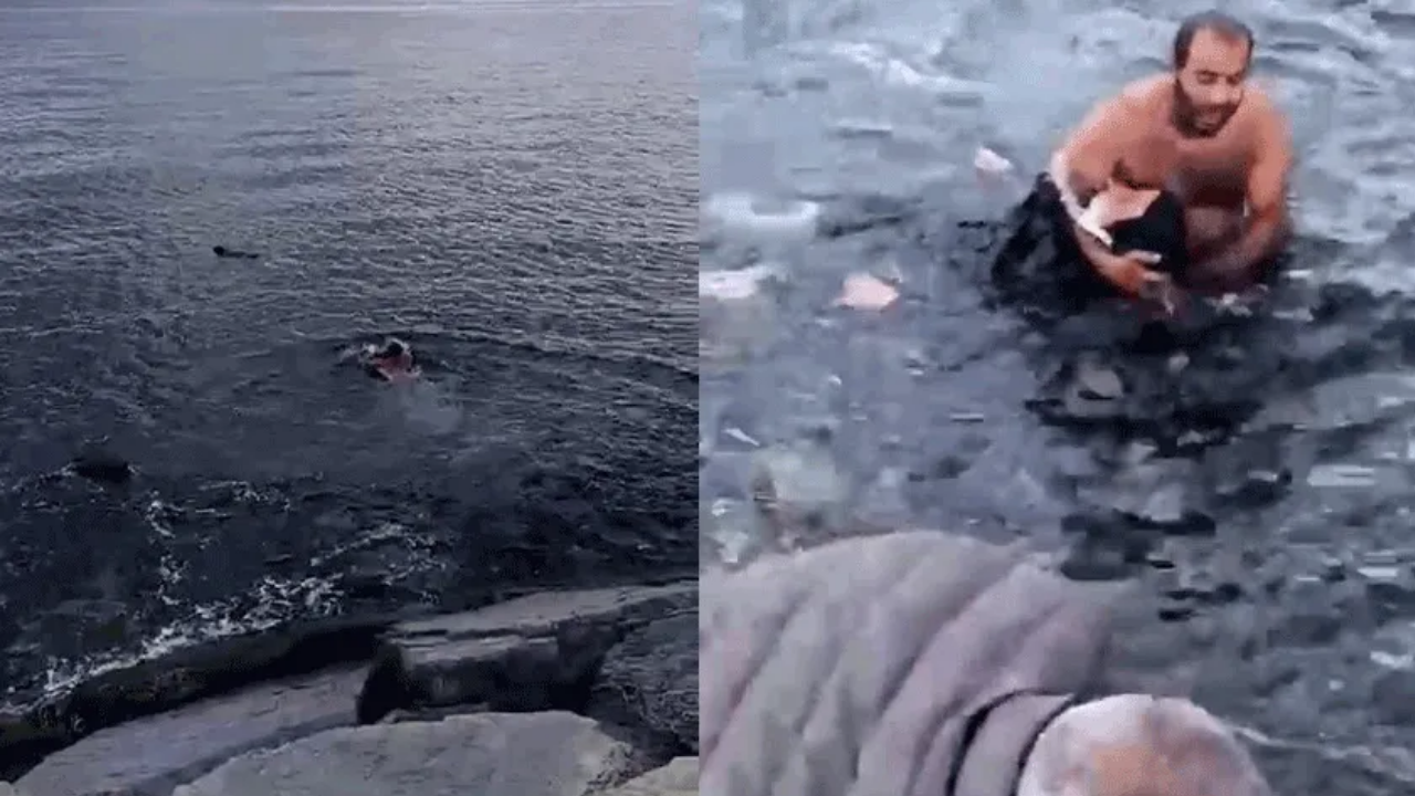 İstanbul’da denize düşen kadın son anda kurtarıldı!